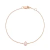 Pear Bezel Set Diamond Bracelet