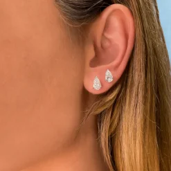 Pear Diamond Studs