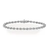 Pear Diamond Tennis Bracelet