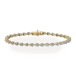 Pear Diamond Tennis Bracelet