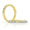 Pear Lab Grown Diamond Wedding Band