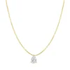Pear Solitaire Diamond Pendant