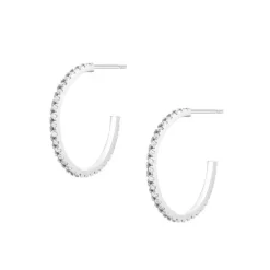 Penelope Diamond Hoops