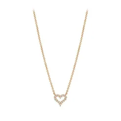 Petite Diamond Heart Pendant