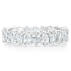 Petite Pear Wedding Band