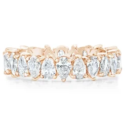 Petite Pear Wedding Band