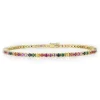Petite Rainbow Sapphire Tennis Bracelet