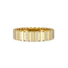 Phoebe Fluted Diamond Eternity Band