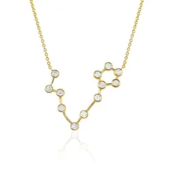 Pisces Diamond Constellation Necklace