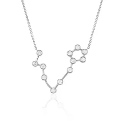 Pisces Diamond Constellation Necklace