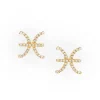 Pisces Diamond Zodiac Studs