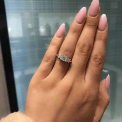 Princess Trilogy Engagement Ring