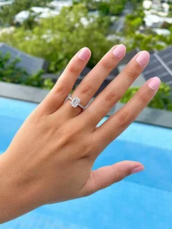 Radiant Allegra Engagement Ring