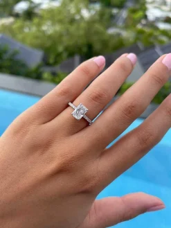 Radiant Allegra Engagement Ring