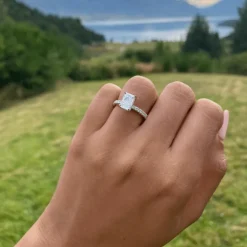 Radiant Allegra Lab Grown Engagement Ring