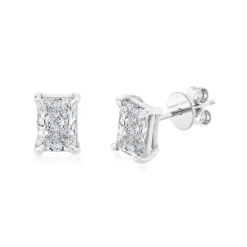 Radiant Diamond Studs