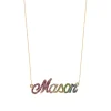 Rainbow Name Necklace