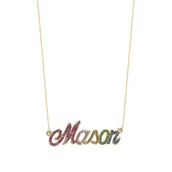 Rainbow Name Necklace