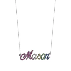 Rainbow Name Necklace