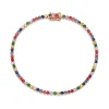 Rainbow Sapphire Tennis Bracelet