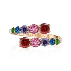 Rainbow Wrap Diamond Ring