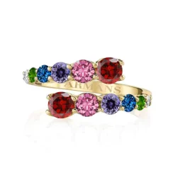 Rainbow Wrap Diamond Ring