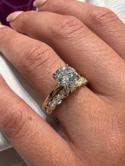 Reha Round Engagement Ring