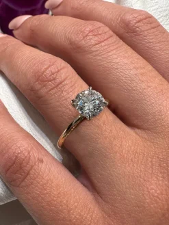 Reha Round Engagement Ring