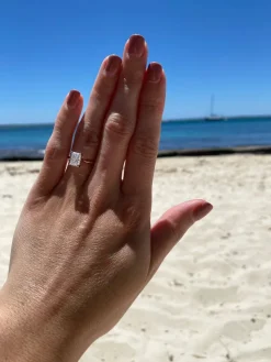 Riva Radiant Lab Grown Engagement Ring