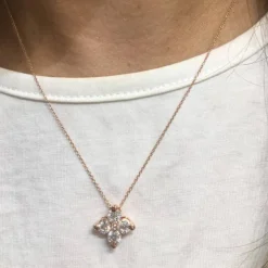 Rose Diamond Pendant