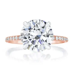 Round Allegra Engagement Ring with 4 Claws