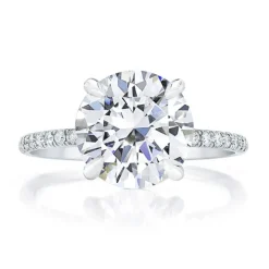 Round Allegra Engagement Ring with 4 Claws