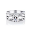 Round Ellipse Engagement Ring