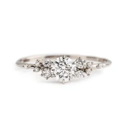 Round Horizon Engagement Ring