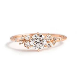 Round Horizon Lab Grown Engagement Ring