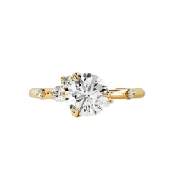 Round Twilight Engagement Ring