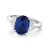 Royal Blue Sapphire Engagement Ring