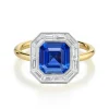Royal Blue Sapphire Radiance Ring