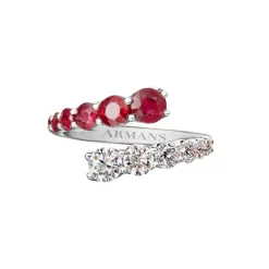 Ruby and Diamond Wrap Ring
