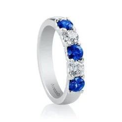 Sapphire Eternity Wedding Band