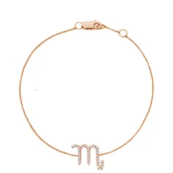 Scorpio Diamond Zodiac Bracelet
