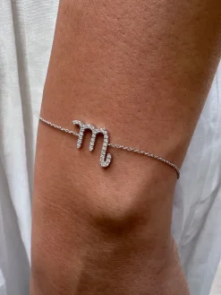 Scorpio Diamond Zodiac Bracelet