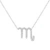 Scorpio Diamond Zodiac Necklace