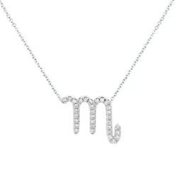 Scorpio Diamond Zodiac Necklace
