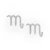 Scorpio Diamond Zodiac Studs