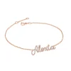 Script Pavé Diamond Name Bracelet