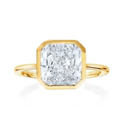 Selene Square Radiant Bezel Engagement Ring