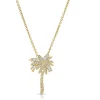 Small Diamond Palm Tree Necklace