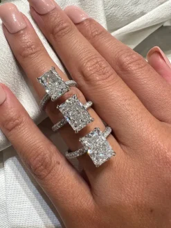 Snow White Engagement Ring
