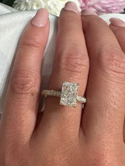 Snow White Engagement Ring